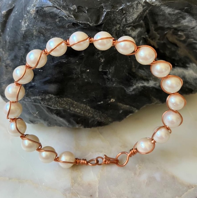 Beginning Wire-Wrap Bead Bracelet with Janice Metz 6/29/25 2pm-5pm Room B