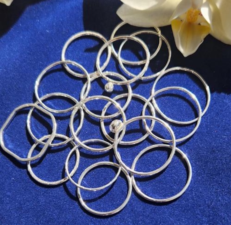 Fusing Skinny Stacking Rings with Jette Sorensen 6/28/25 10am-1pm Room C